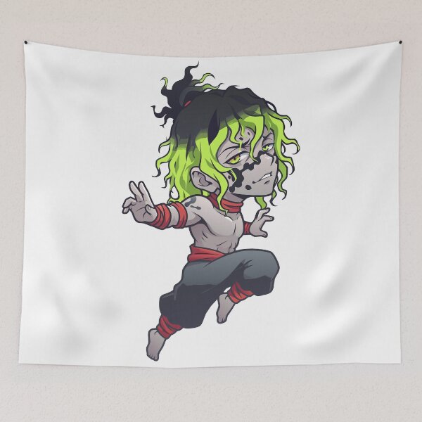 Item preview, Gyutaro Upper Moon Six Demon Chibi Anime Art designed and sold by Rupesh-Art26.