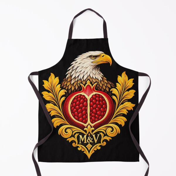 Item preview, Armenian Eagle Pomegranate Heritage Emblem designed and sold by Qenlo.