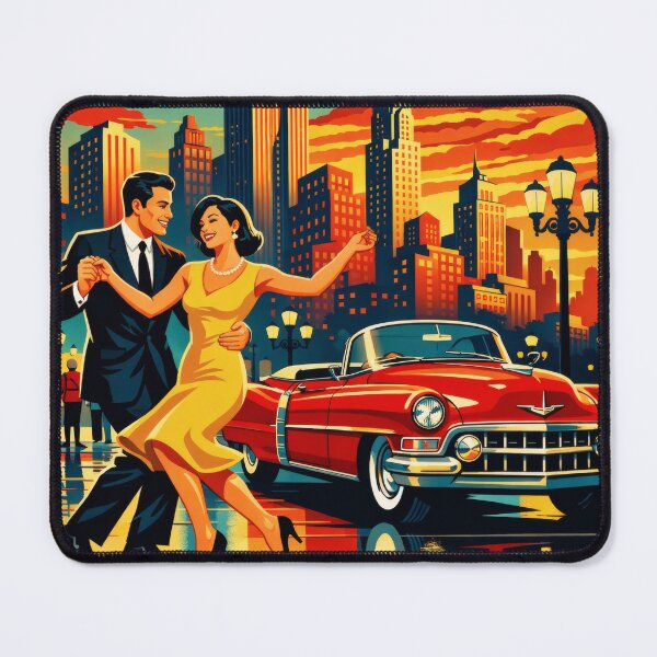 Item preview, Retro Pop Art Poster Illustration of New York City | Iconic Manhattan Skyline & Urban Energy | Vintage American Travel Wall Art Decor designed and sold by PaintedPixels01.