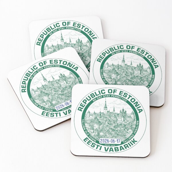 Artikelvorschau, Passstempel – Estland entworfen und verkauft von travelwitheric.