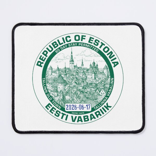 Item preview, Passport Stamp - Estonia designed and sold by travelwitheric.
