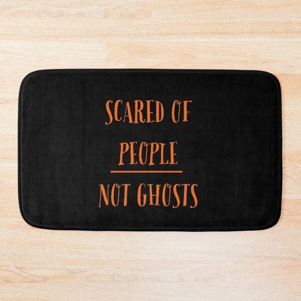 Item preview, Scared of People Not Ghosts Introvert Halloween Saying designed and sold by T-version.