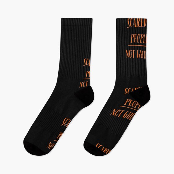 Item preview, Scared of People Not Ghosts Introvert Halloween Saying designed and sold by T-version.