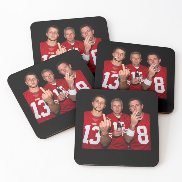 Item preview, Purdy, Joe Montana and Steve Young Middle Finger and Smoking Meme designed and sold by helmoDsg.