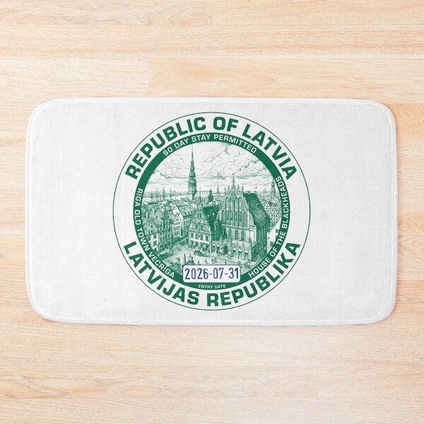 Item preview, Passport Stamp - Latvia designed and sold by travelwitheric.