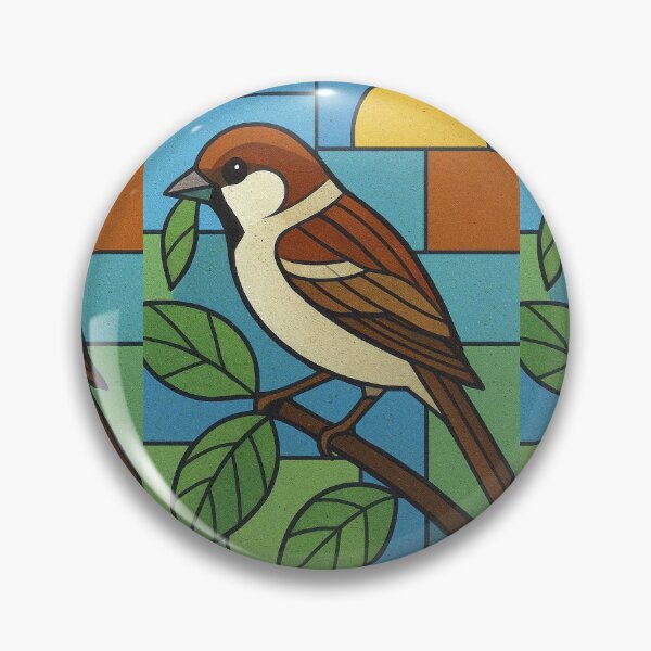 Item preview, Sparrow - a Geometric illustration. designed and sold by GalleryKauffeld.