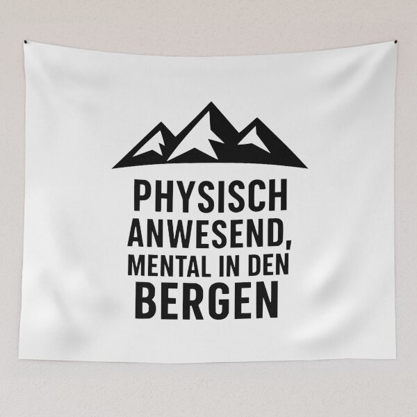 Item preview, Physically present, mentally in the mountains designed and sold by Loona97.