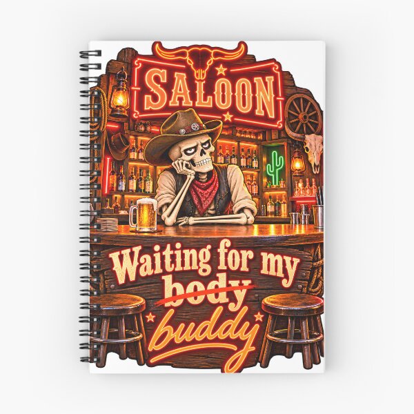 Item preview, Funny Skeleton - Waiting for my buddy designed and sold by Bone & Banter.
