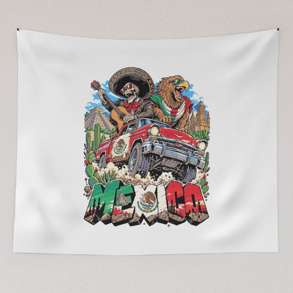 Item preview, Mexican Adventure with Charro and Guitar designed and sold by EdwinkOne.