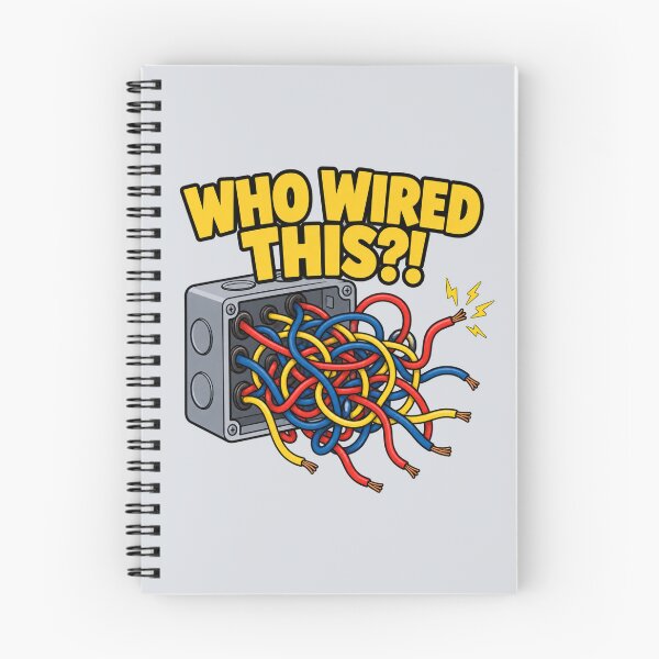 Item preview, Electrician Funny Who Wired This Tangled Wires designed and sold by Fanverse Merchandise.