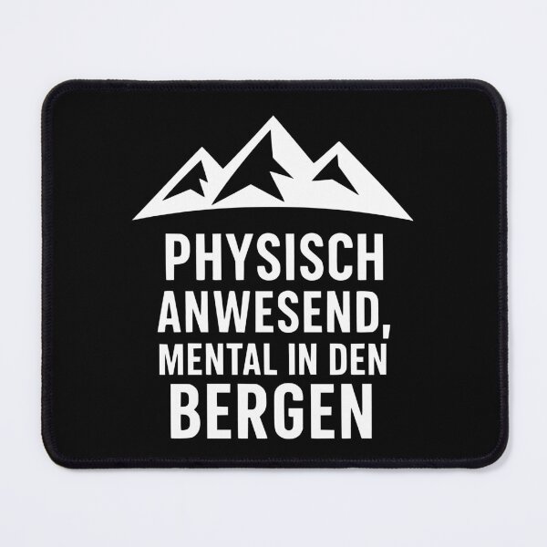 Item preview, Physically present, mentally in the mountains designed and sold by Loona97.