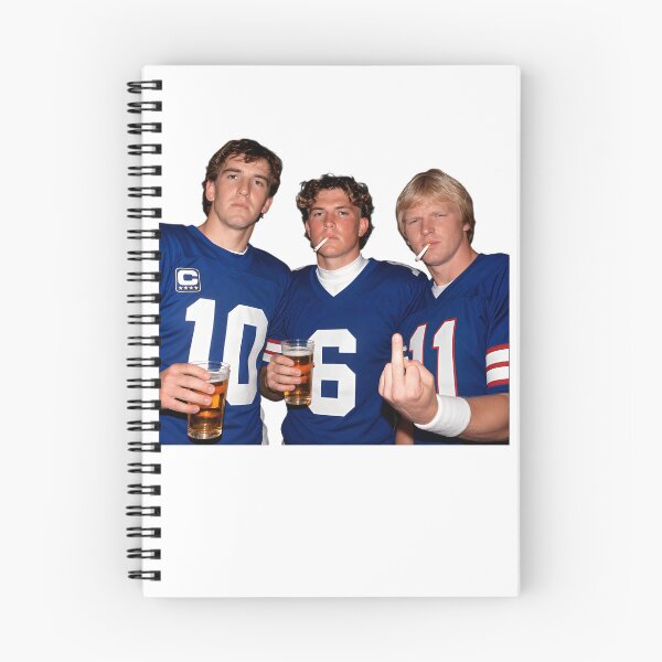Item preview, American Football Eli Manning, Jaxson Dart & Phil Simms Drinking and Middle Finger Meme designed and sold by helmoDsg.