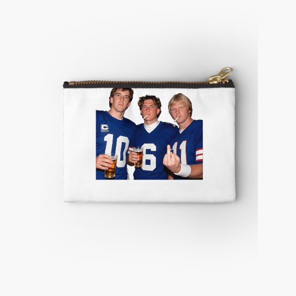 Item preview, American Football Eli Manning, Jaxson Dart & Phil Simms Drinking and Middle Finger Meme designed and sold by helmoDsg.