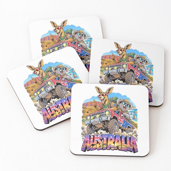 Item preview, Australian Adventure with Kangaroo and Koala designed and sold by EdwinkOne.