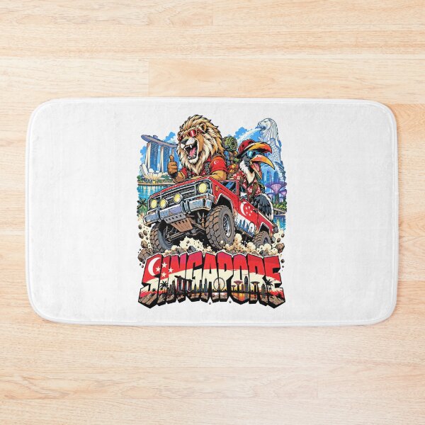 Item preview, Singapore Adventure with Lion and Toucan designed and sold by EdwinkOne.