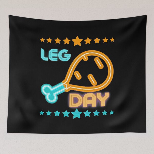Artikelvorschau, Neon Workout Chicken Leg Design entworfen und verkauft von SoyLamderma.