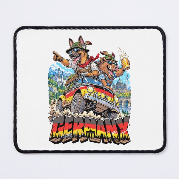 Item preview, German Adventure with Dog and Beer designed and sold by EdwinkOne.
