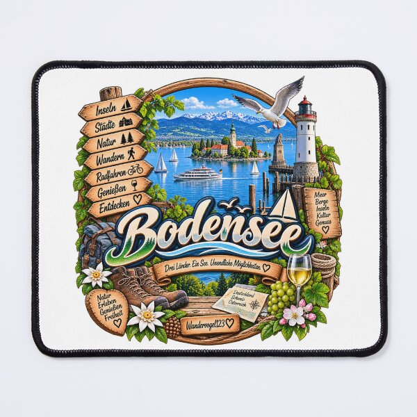 Item preview, Lake Constance – Germany Switzerland Austria Nature & Holiday designed and sold by Wandervogel123.