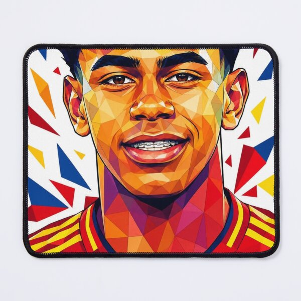 Item preview, Lamine Yamal FC Barcelona Football Star Soccer Prodigy designed and sold by DkSpirit.