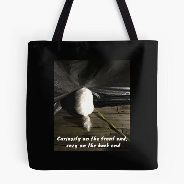 Item preview, Curiosity on the Front End Cozy on the Back End Dog Camping Shirt designed and sold by NomadIdeasCo.