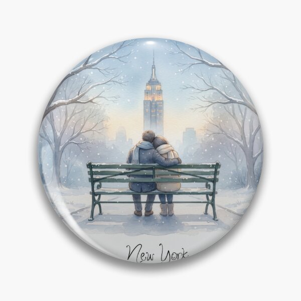 Item preview, New York Winter Romance – Central Park Snowy Scene  designed and sold by made by Golightly x.