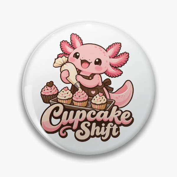Item preview, Cupcake Shift – Cute Axolotl Baker Cupcake Design designed and sold by HH Design House.