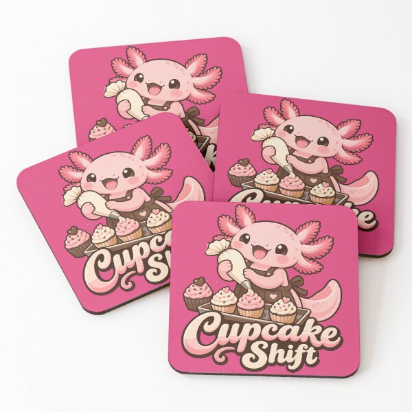 Item preview, Cupcake Shift – Cute Axolotl Baker Cupcake Design designed and sold by HH Design House.