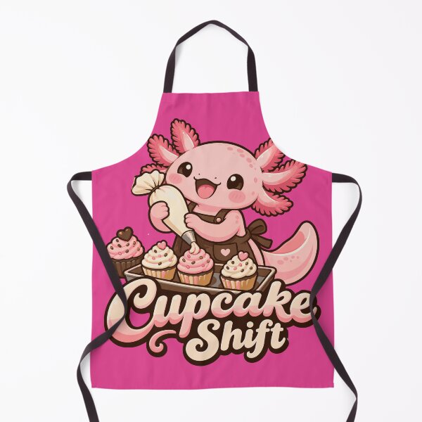 Item preview, Cupcake Shift – Cute Axolotl Baker Cupcake Design designed and sold by HH Design House.