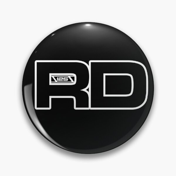 Item preview, Yamaha RD 125 Speed Block Retro Two Stroke Motorcycle Logo designed and sold by itsperfectfor.