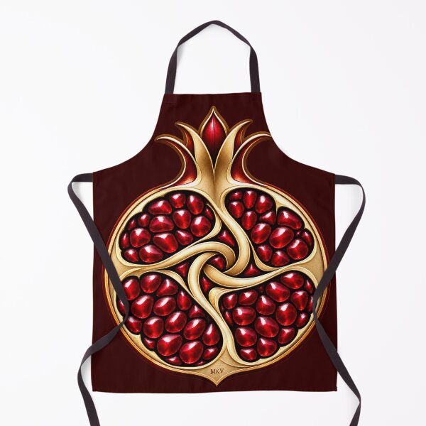 Artikelvorschau, Goldener Granatapfel – Emblem der Ewigkeit entworfen und verkauft von Qenlo.