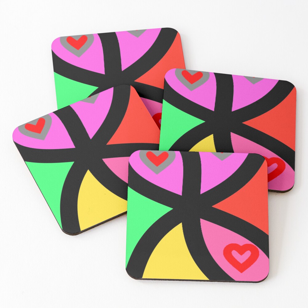 Item preview, Coasters (Set of 4) designed and sold by ARTFINSTORE.