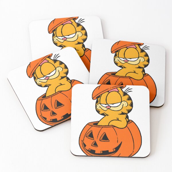 Item preview, Garfield Halloween pumpkin designed and sold by Dray-Bonne.