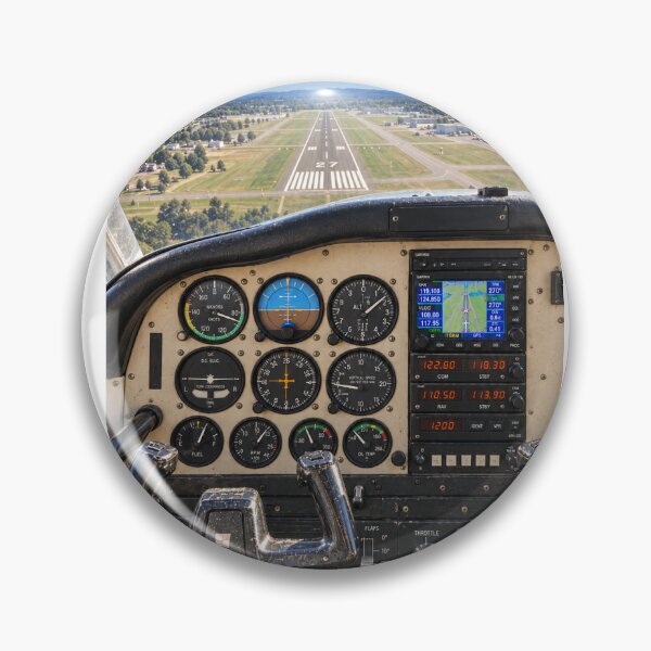 Item preview,  Cessna Cockpit Final Approach to Runway 27 designed and sold by TXLou.