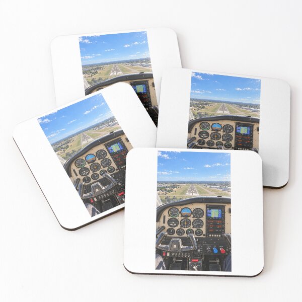 Artikelvorschau, Cessna-Cockpit, Endanflug auf Landebahn 27 entworfen und verkauft von TXLou.