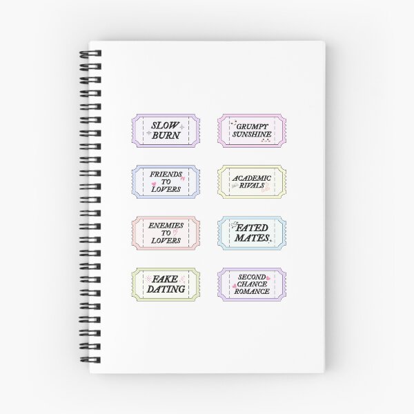 Item preview, Romance Book Tropes | Bookish | Booktok | Pack designed and sold by The Turquoise Brush.