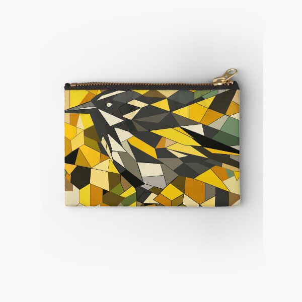 Item preview, Geometric New Holland Honeyeater - Western Australia Bird Art designed and sold by WildPaletteMM.
