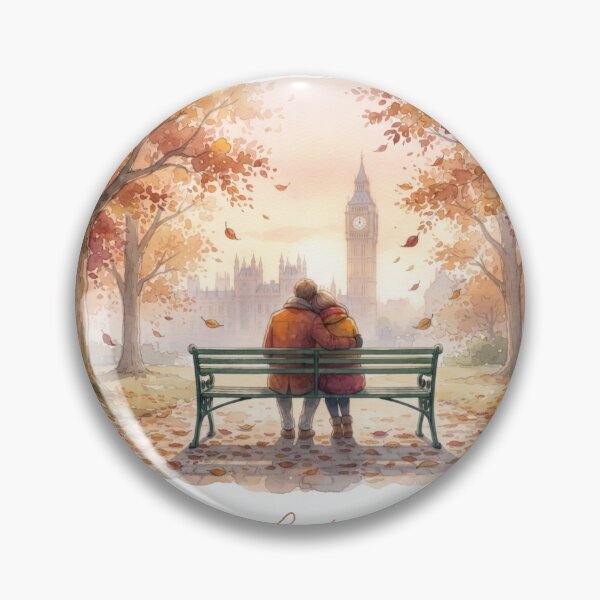 Item preview, London Autumn Romance – Big Ben Golden Trees designed and sold by made by Golightly x.