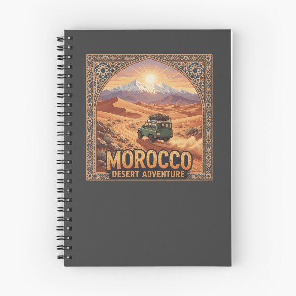Item preview, MARRUECOS Maroc Moroccan 4x4 Off Road Sticker TShirt 07 designed and sold by OuterShellUK.