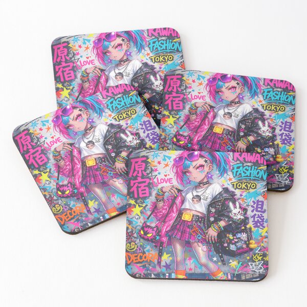 Item preview, Harajuku Neon Fashion – Japanese Street Graffiti 2 designed and sold by RH Design Lab.