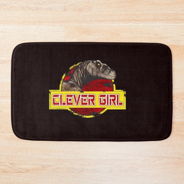 Artikelvorschau, Clever Girl Dinosaur Emblem Reference Wearrt entworfen und verkauft von Jarya-Menari.