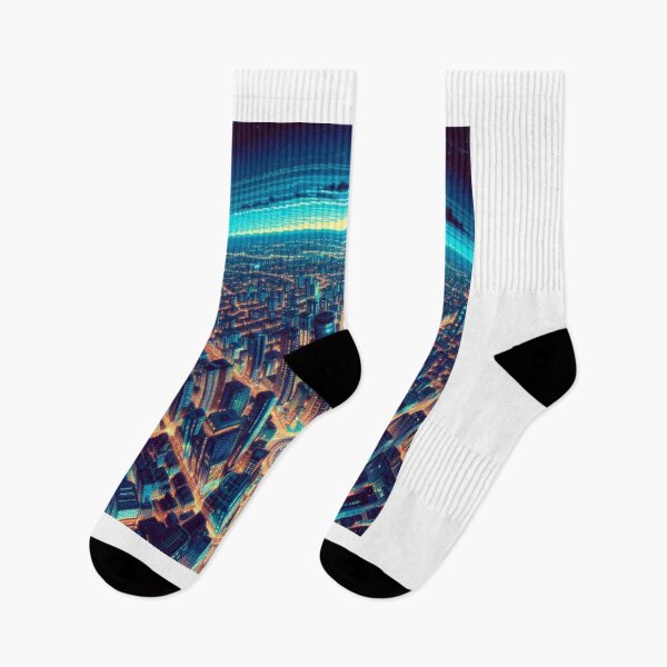 Item preview, City Lights designed and sold by Artnovalty.redbubble.com.