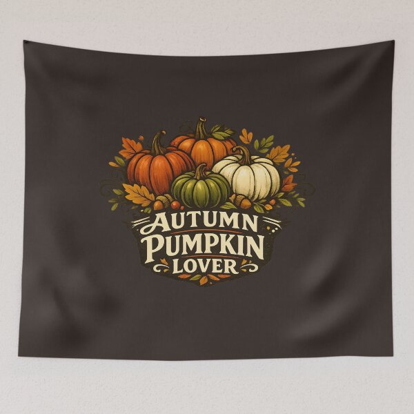 Item preview, Autumn Pumpkin Lover Vintage Fall Season Graphic T-Shirt designed and sold by MCV-Designs.