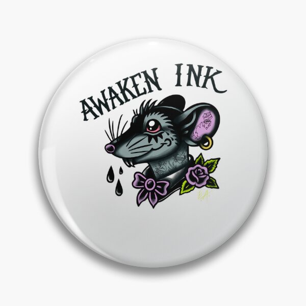 Item preview, Estilo de tatuaje: Rata, Personaje, Rosa, Dados, Lazo designed and sold by ArtWearClothing.