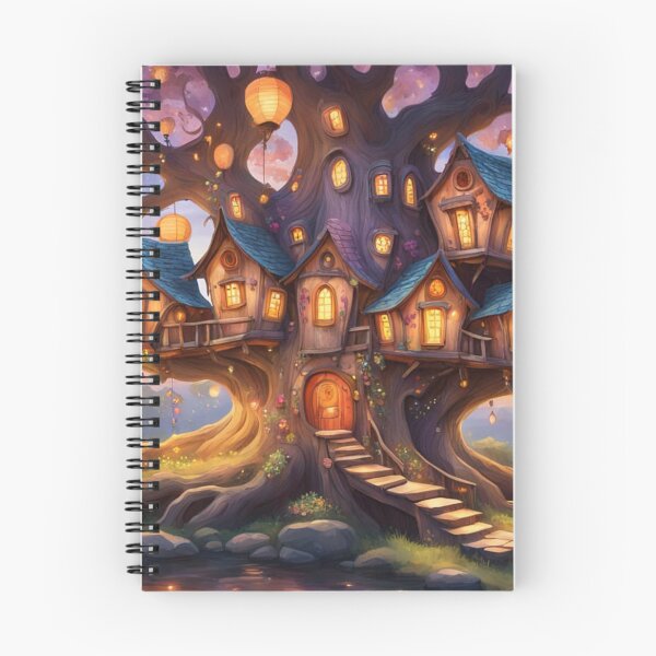 Item preview, The Magical Tree Village designed and sold by Undersea Ai Art.