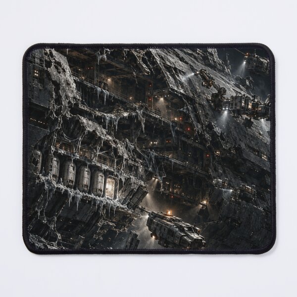 Item preview, Derelict Starship Salvage | Dark Cinematic Sci-Fi Space Horror Art designed and sold by Element Horizon Studio.