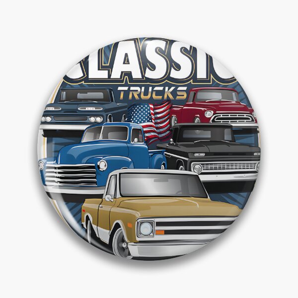 Item preview, Classic Chevy Trucks Design Collection Featuring Vintage Pickup Illustrations designed and sold by hakimart.