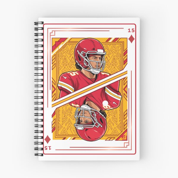 Item preview, Arte de la NFL sobre la baraja de cartas de Patrick Mahomes designed and sold by NAMIllustrator.