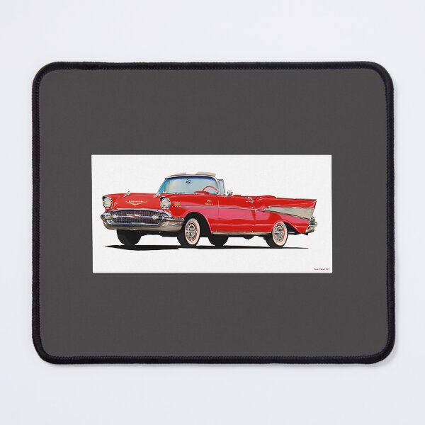 Item preview, Classic Chevrolet Belair Convertible Vintage Car Illustration designed and sold by hakimart.