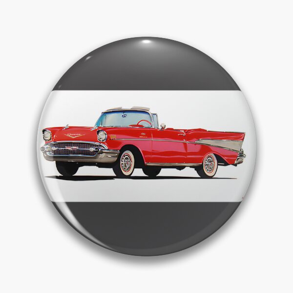 Artikelvorschau, Klassische Illustration eines Chevrolet Bel Air Cabriolets entworfen und verkauft von hakimart.