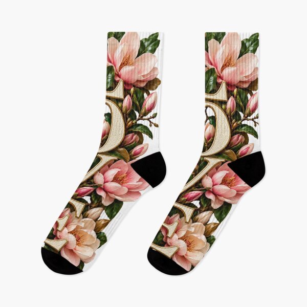 Item preview, LOVE Magnolia Floral Typography designed and sold by Fun In The Sun .
